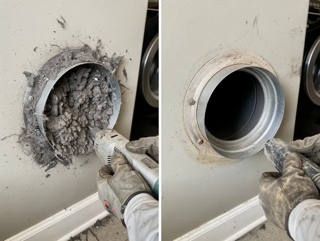 Professional clogged vent cleaning by Shelton Dryer Vent Cleaning in Shelton