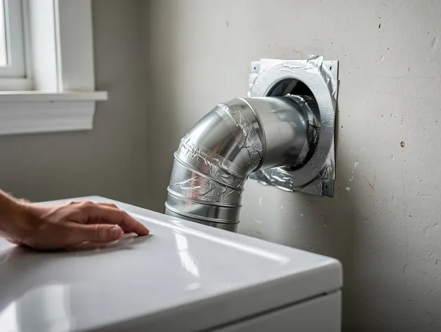 Shelton Dryer Vent Cleaning expert performing professional dryer vent repair and installation in Shelton